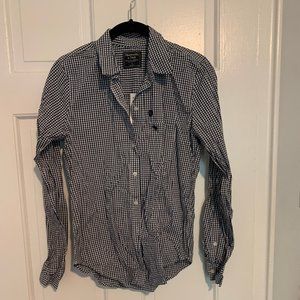 NWT Abercrombie and Fitch gingham shirt